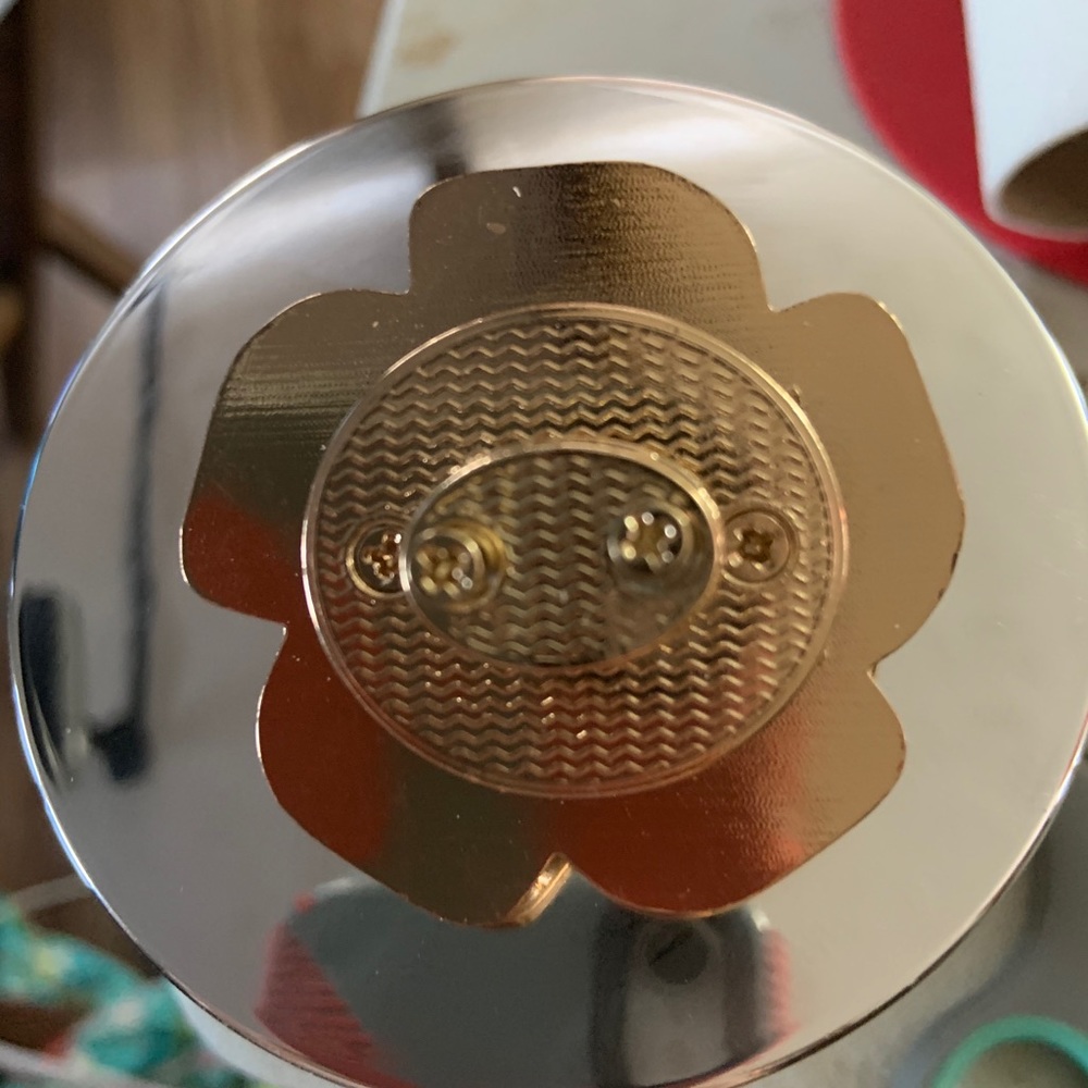 Tea rose turn lock replacement for Coach